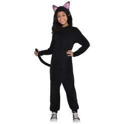 Outlet βοΈ Zipster™ Child Black Cat Costume by Amscan π§¨