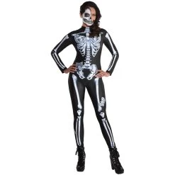 Hot Sale βοΈ Skeleton Catsuit Adult Costume by Amscan π