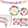 Brand new ❤️ You Had Me At Aloha Tableware Kit by Amscan 🛒