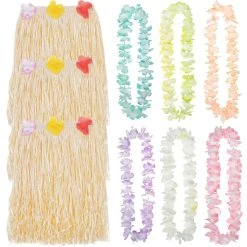 Brand new 🌟 Adult Luau Hula 👗 Skirt Accessory Kit, 6ct. by Amscan 🥰