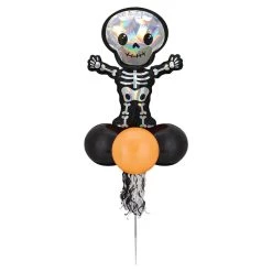 Best Pirce 🌟 Iridescent Skeleton Balloon Yard Stick by Amscan ✔️