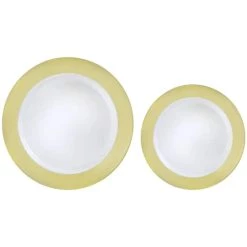 Wholesale π₯° Round Hot Stamped Premium Plastic Border Plates Multipack , 20ct. by Amscan π 21 Wholesale π₯° Round Hot Stamped Premium Plastic Border Plates Multipack , 20ct. by Amscan π -Amscan Sales Shop D521323S 1