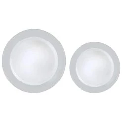 Wholesale π₯° Round Hot Stamped Premium Plastic Border Plates Multipack , 20ct. by Amscan π 22 Wholesale π₯° Round Hot Stamped Premium Plastic Border Plates Multipack , 20ct. by Amscan π -Amscan Sales Shop D521324S 1
