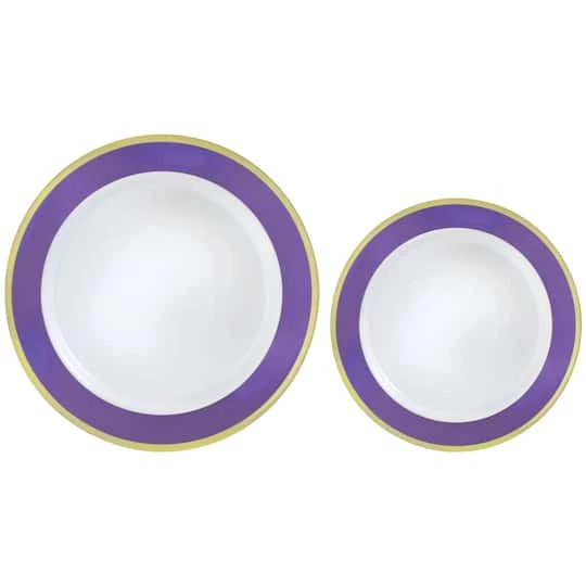 Wholesale π₯° Round Hot Stamped Premium Plastic Border Plates Multipack , 20ct. by Amscan π 9 Wholesale π₯° Round Hot Stamped Premium Plastic Border Plates Multipack , 20ct. by Amscan π - Image 9