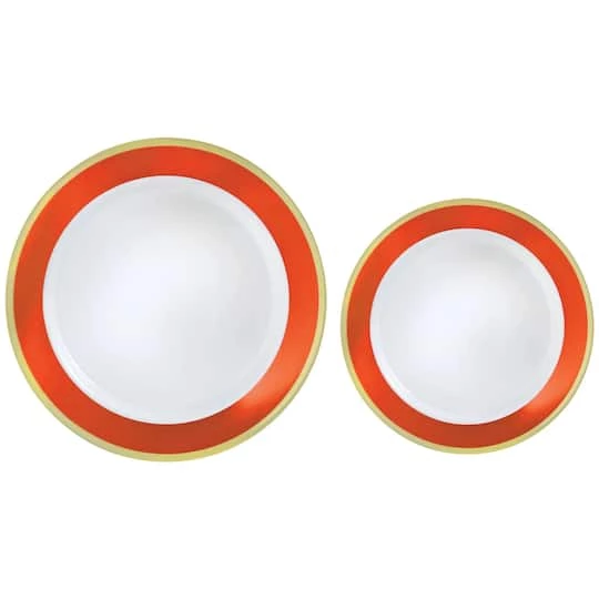 Wholesale π₯° Round Hot Stamped Premium Plastic Border Plates Multipack , 20ct. by Amscan π 13 Wholesale π₯° Round Hot Stamped Premium Plastic Border Plates Multipack , 20ct. by Amscan π - Image 13