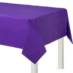 Promo 😉 108" Flannel-Backed Vinyl Table Cover by Amscan 🌟 -Amscan Sales Shop D521344S 1