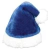 Cheap 😀 15" Blue Plush ❄ Christmas Santa Hat by Amscan 💯