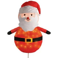 Budget 🌟 Christmas Medium Stand Up Santa Lantern by Amscan ✨