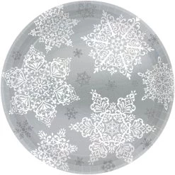 Outlet 🔔 9" ❄ Christmas Shining Season Paper Plates, 60ct. by Amscan 🎁