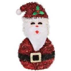 Best deal 🌟 3D Deluxe Tinsel 🔔 Christmas Santa by Amscan ⭐