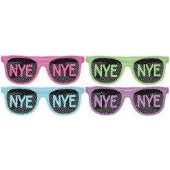 Top 10 🎉 New Year's NYE Glow In The Dark Novelty Glasses by Amscan 😀