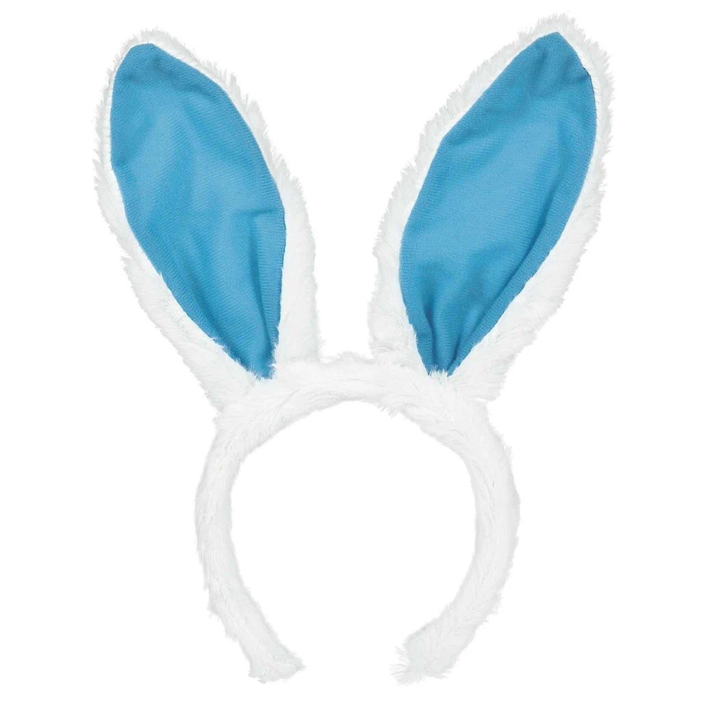 New π White & Dark Blue Easter Bunny Ears, 7ct. by Amscan β 1 New π White & Dark Blue Easter Bunny Ears, 7ct. by Amscan β