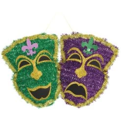 Best deal 🔥 13'' Comedy and Tragedy Tinsel Decoration by Amscan 🥰