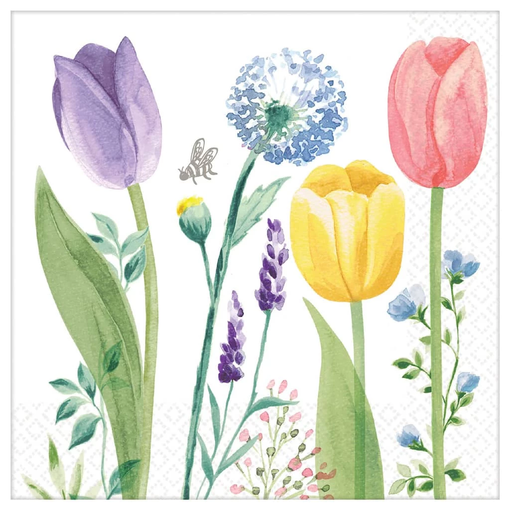 Wholesale π Spring Tulip Garden Beverage Napkins, 80ct. by Amscan π₯ 1 Wholesale π Spring Tulip Garden Beverage Napkins, 80ct. by Amscan π₯