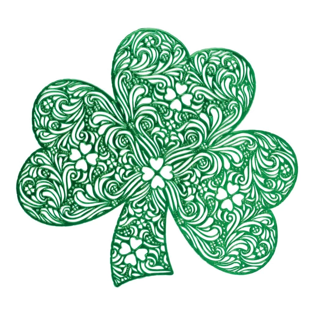 Budget π St. Patrick's Day Vinyl Shamrock Placemats, 4ct. by Amscan π 1 Budget π St. Patrick's Day Vinyl Shamrock Placemats, 4ct. by Amscan π