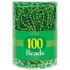 Brand new 👍 St. Patrick's Day Green Bead Necklaces, 100ct. by Amscan 🌟