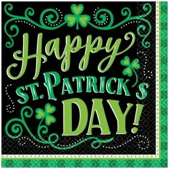 New 🤩 Clover Me Lucky St. Patrick's Day Lunch Napkins, 125ct. by Amscan 🛒