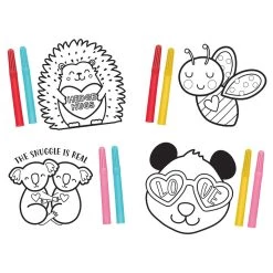 Discount 😉 Valentine's Day Fuzzy Art Mega Value Pack Favors by Amscan 😍