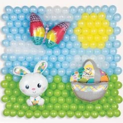 Buy 🧨 Easter Bunny Balloon Backdrop Kit by Amscan 👍