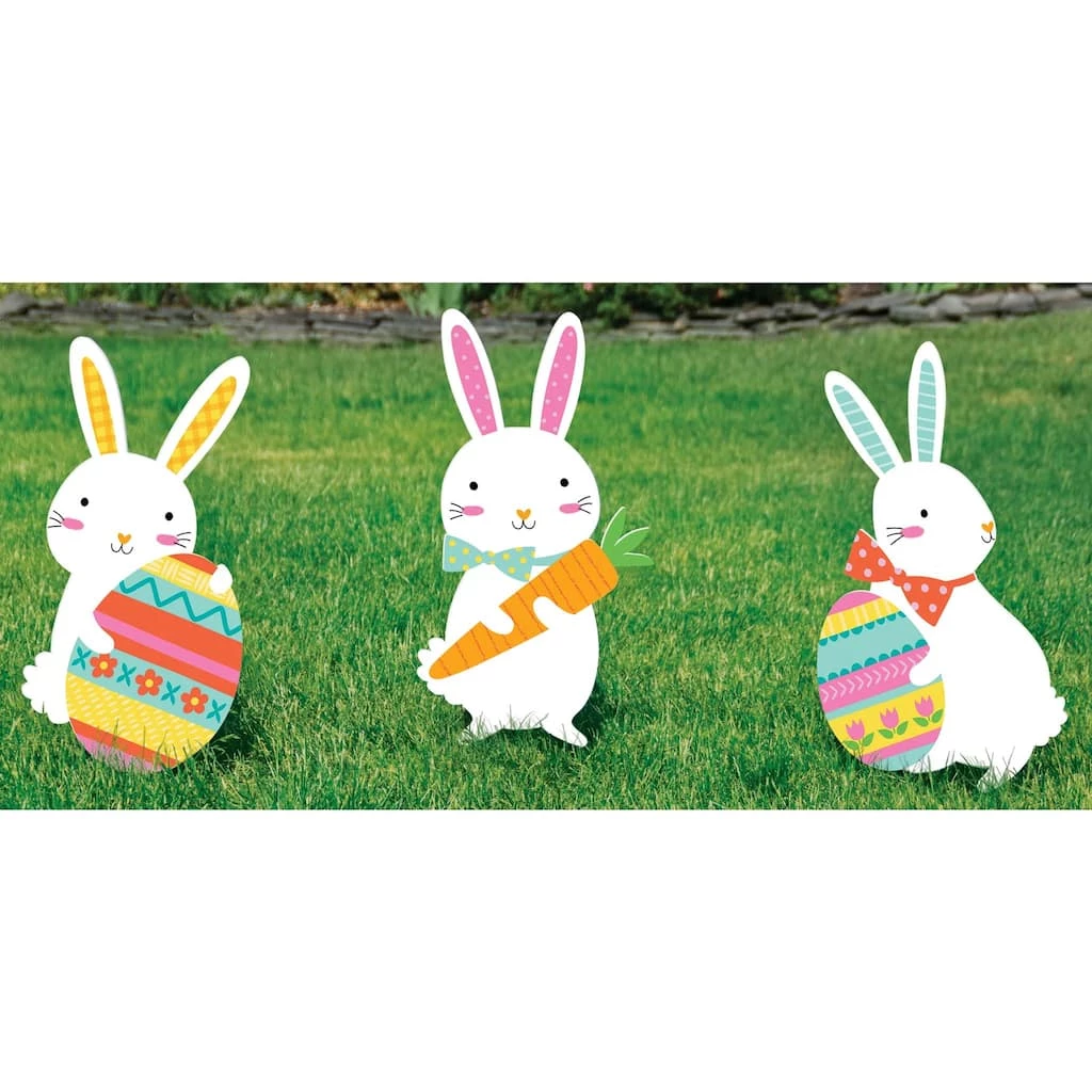 Hot Sale π Easter Bunny Yard Signs, 3ct. by Amscan β€οΈ 1 Hot Sale π Easter Bunny Yard Signs, 3ct. by Amscan β€οΈ