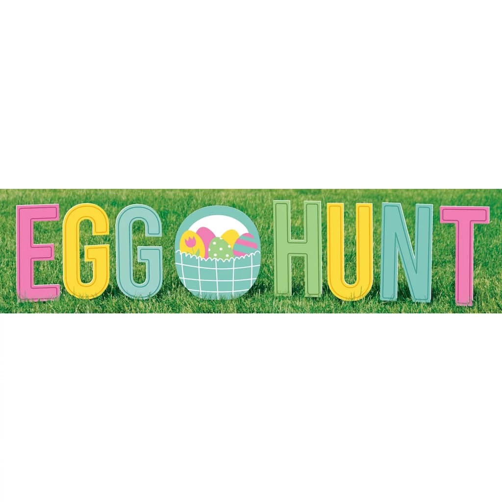 Deals π Easter Egg Hunt Yard Sign, 9ct. by Amscan β€οΈ 1 Deals π Easter Egg Hunt Yard Sign, 9ct. by Amscan β€οΈ