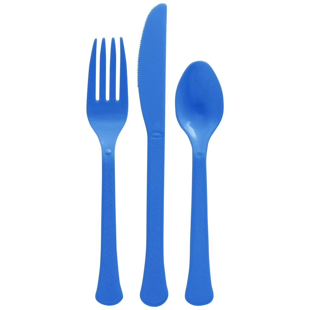 Coupon ⭐ Bright Royal Blue Heavy Weight Plastic Cutlery Assortment, 160ct. by Amscan 🔔 1 Coupon ⭐ Bright Royal Blue Heavy Weight Plastic Cutlery Assortment, 160ct. by Amscan 🔔