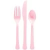 Flash Sale 🥰 Pink Heavy Weight Plastic Cutlery Assortment, 160ct. by Amscan 😉