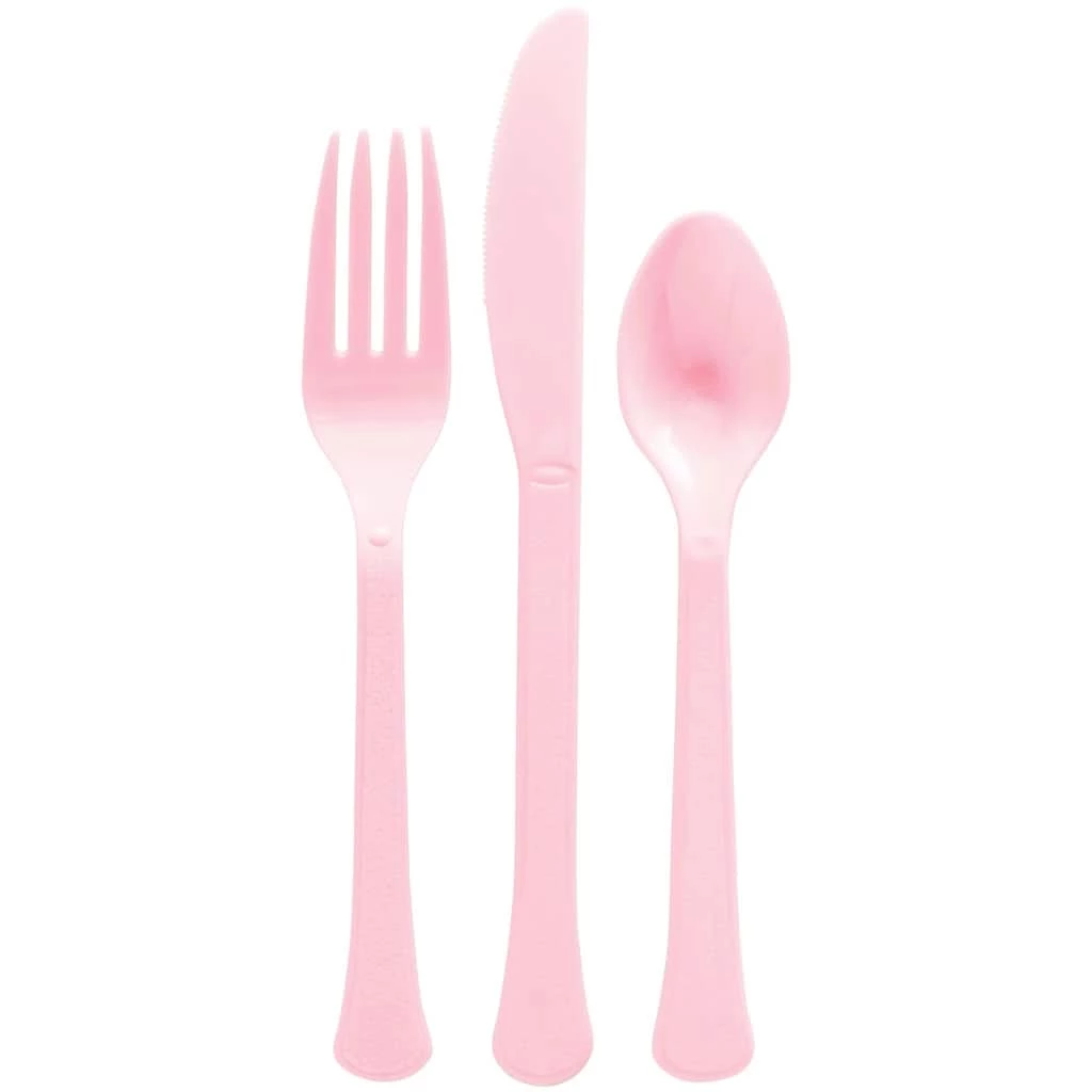 Flash Sale π₯° Pink Heavy Weight Plastic Cutlery Assortment, 160ct. by Amscan π 1 Flash Sale π₯° Pink Heavy Weight Plastic Cutlery Assortment, 160ct. by Amscan π
