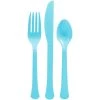 Best Sale 👍 Caribbean Blue Heavy Weight Plastic Cutlery Assortment, 160ct. by Amscan ⭐