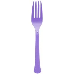 Buy 🤩 Purple Heavy Weight Plastic Forks, 150ct. by Amscan 😀