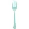 Cheapest 🤩 Robin's Egg Blue Heavy Weight Plastic Forks, 150ct. by Amscan 😀