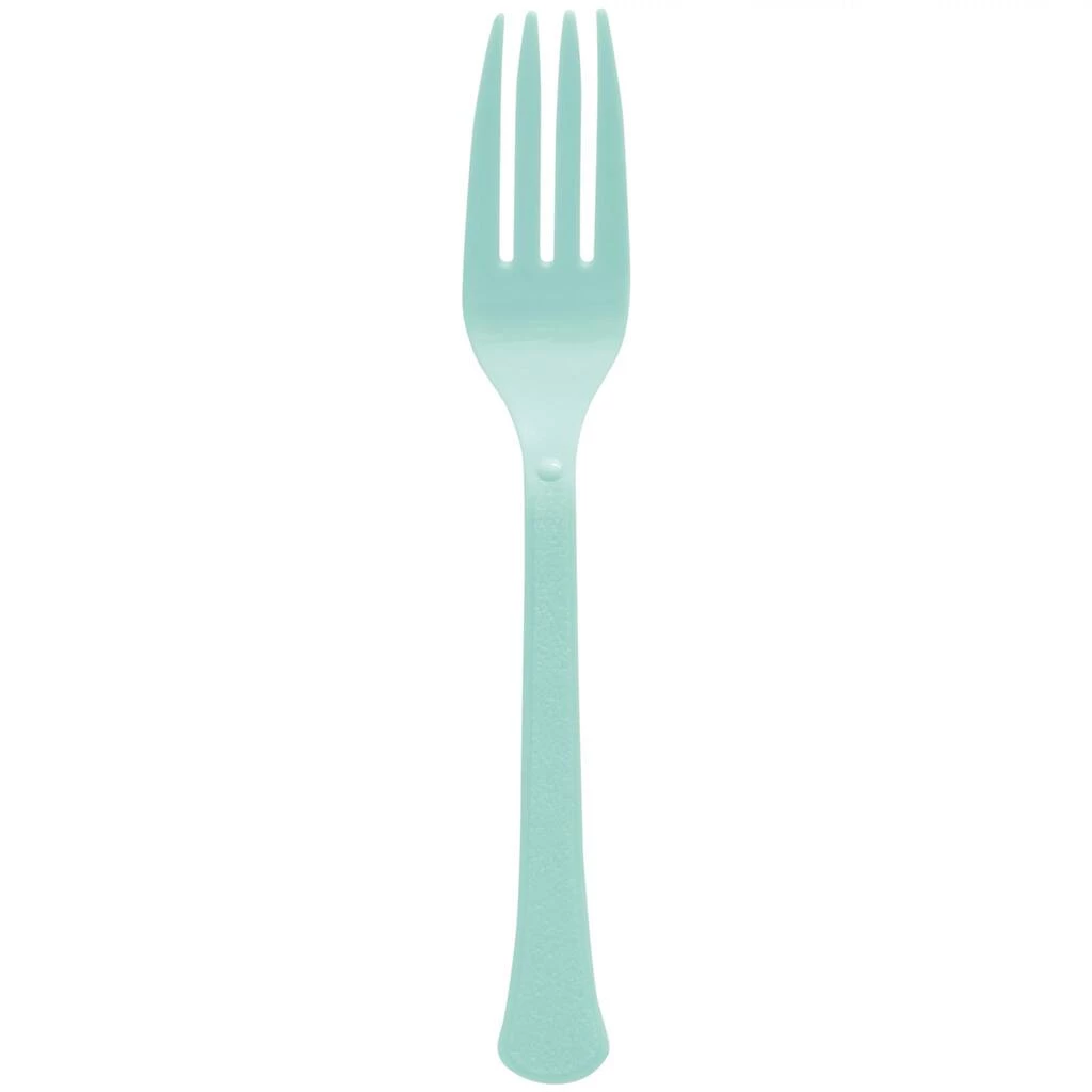 Cheapest 🤩 Robin's Egg Blue Heavy Weight Plastic Forks, 150ct. by Amscan 😀 1 Cheapest 🤩 Robin's Egg Blue Heavy Weight Plastic Forks, 150ct. by Amscan 😀