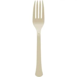 Wholesale 🧨 Vanilla Creme Heavy Weight Plastic Forks, 150ct. by Amscan 🧨