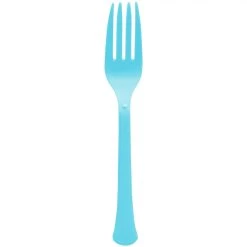 Coupon 👍 Caribbean Blue Heavy Weight Plastic Forks, 150ct. by Amscan 😉