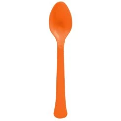 Best deal ✨ Orange Peel Heavy Weight Plastic Spoons, 150ct. by Amscan 🧨