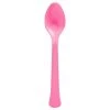 Best Sale 🎉 Bright Pink Heavy Weight Plastic Spoons, 150ct. by Amscan 🥰