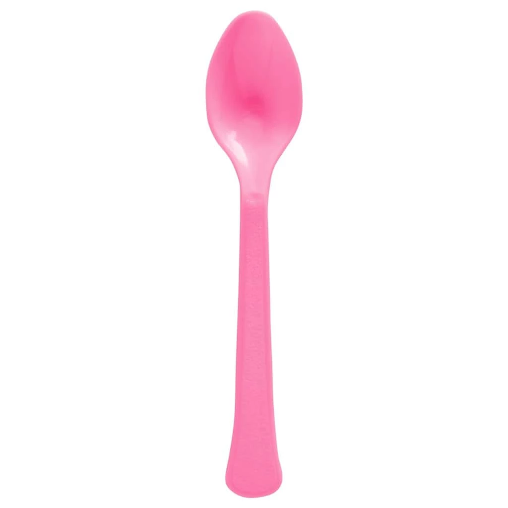Best Sale 🎉 Bright Pink Heavy Weight Plastic Spoons, 150ct. by Amscan 🥰 1 Best Sale 🎉 Bright Pink Heavy Weight Plastic Spoons, 150ct. by Amscan 🥰