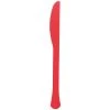 Hot Sale 👏 Apple Red Heavy Weight Plastic Knives, 150ct. by Amscan ⌛