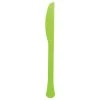 Outlet ⭐ Kiwi Green Heavy Weight Plastic Knives, 150ct. by Amscan 🎁