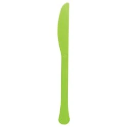 Outlet ⭐ Kiwi Green Heavy Weight Plastic Knives, 150ct. by Amscan 🎁