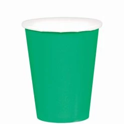 Hot Sale 🔥 9oz. Festive Green Paper Cups, 120ct. by Amscan 🎉