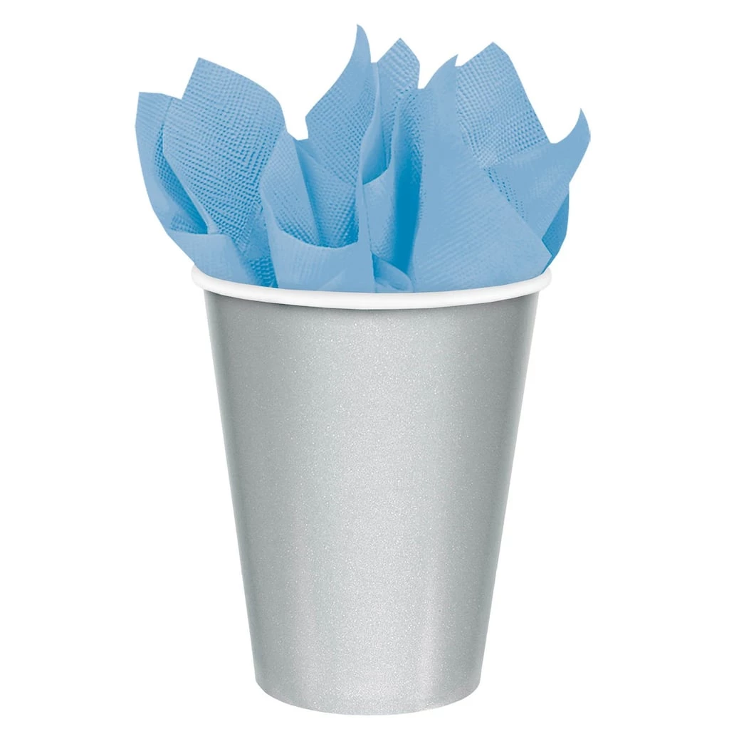 Flash Sale ❤️ 9oz. Silver Paper Cups, 120ct. by Amscan 🔔 1 Flash Sale ❤️ 9oz. Silver Paper Cups, 120ct. by Amscan 🔔