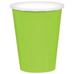 Wholesale 🎉 9oz. Kiwi Green Paper Cups, 120ct. by Amscan 👏