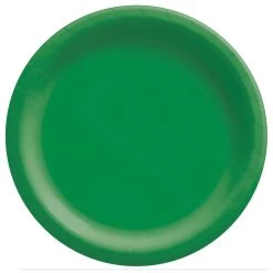 Best deal 🧨 10" Festive Green Round Paper Plates, 80ct. by Amscan 😉