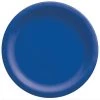 Promo 😉 10" Bright Royal Blue Round Paper Plates, 80ct. by Amscan 👏