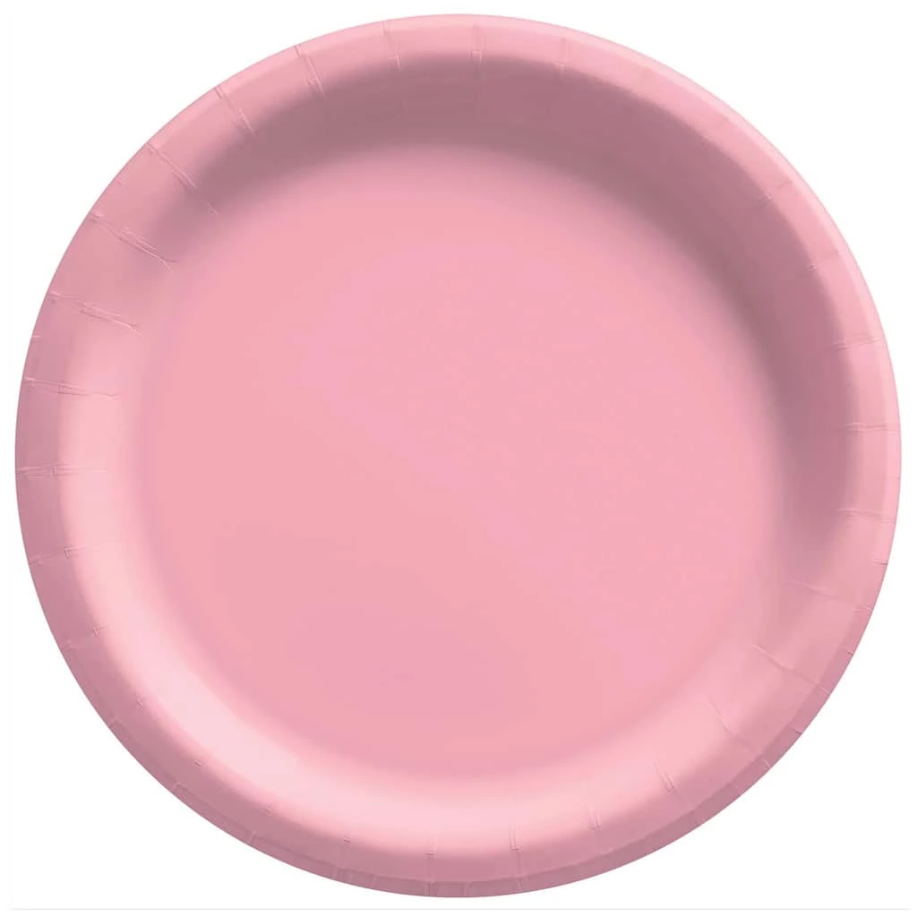Top 10 🔥 10" Pink Round Paper Plates, 80ct. by Amscan 🧨 1 Top 10 🔥 10" Pink Round Paper Plates, 80ct. by Amscan 🧨