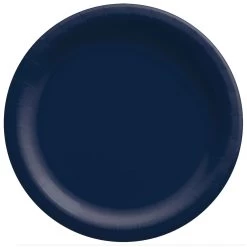 Brand new 🎁 10" Navy Round Paper Plates, 80ct. by Amscan 🌟