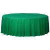 Best reviews of 🎁 84" Festive Green Round Plastic Table Cover, 6ct. by Amscan ⌛