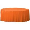 Discount 🤩 84" Orange Peel Round Plastic Table Cover, 6ct. by Amscan 😀