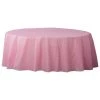 Brand new 😉 84" Pink Round Plastic Table Cover, 6ct. by Amscan 👏